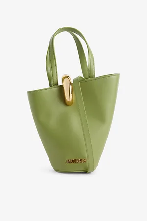 Jacquemus Womens Le Petit Bambola Leather Bucket Bag