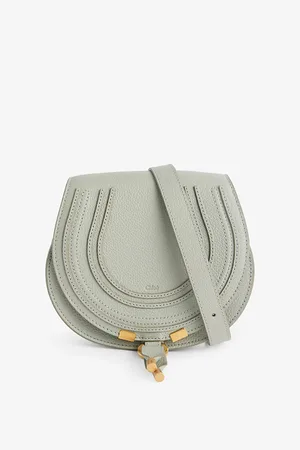 Chloé Womens Marcie Small Leather Saddle Bag
