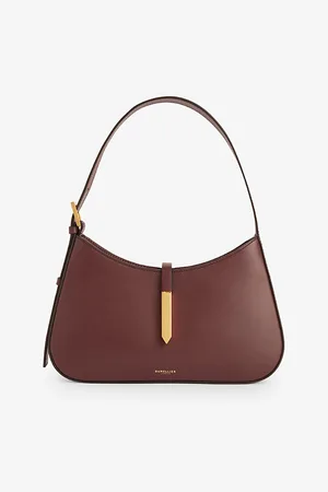 DeMellier Womens Tokyo Leather Shoulder Bag