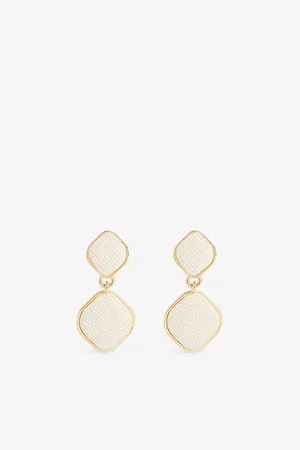 Heaven Mayhem Womens Alma Metal Drop Earrings