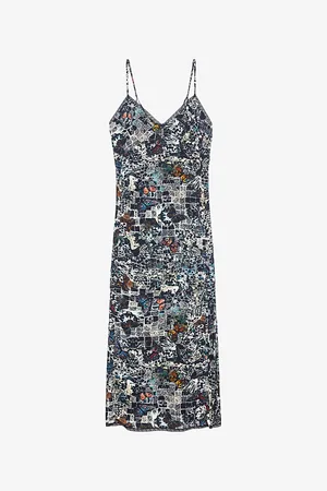 Zadig & Voltaire Womens Ramelil Printed Woven Maxi Dress