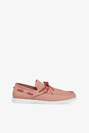 Marni Womens Bow-Tie Suede Boat Loafer