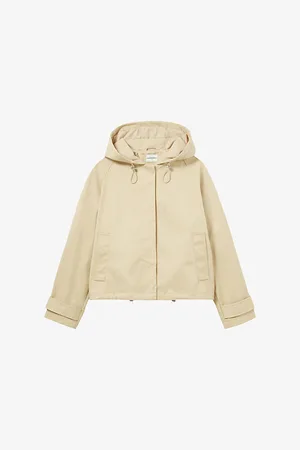 Claudie Pierlot Womens Hooded Long-Sleeve Cotton Parker Jacket