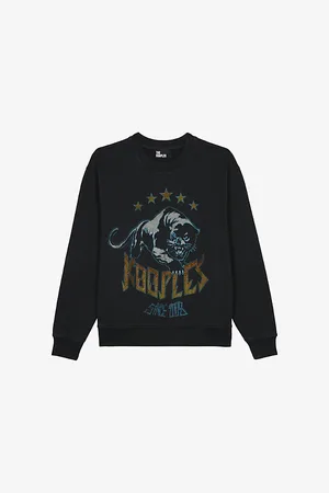 The Kooples Womens Logo-Print Cotton-Jersey Sweatshirt