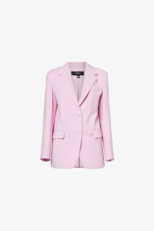 Max Mara Womens Materia Single-Breasted Wool Blazer