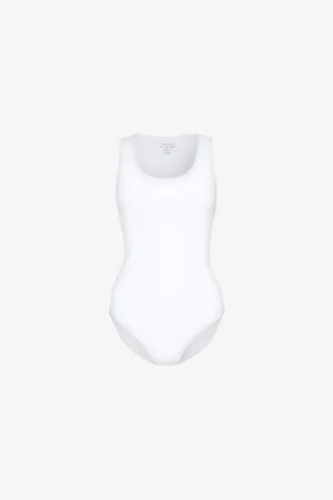 Alaïa Womens Ribbed Sleeveless Knitted Body