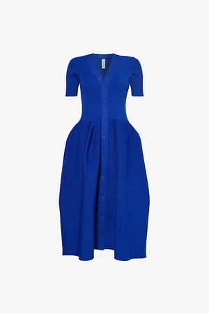 CFCL Womens Pottery Cardigan Knitted Midi Dress