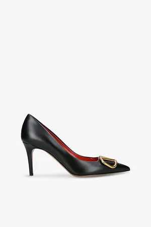 VALENTINO GARAVANI Womens Vlogo Signature 60 Leather Pumps