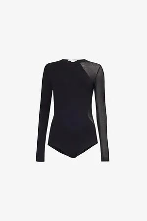 Stella McCartney Womens Compact Miracle Long-Sleeve Knitted Body