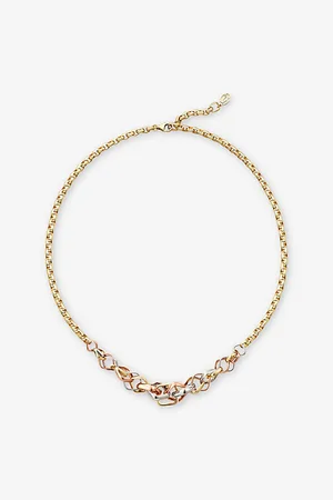Cartier Womens Trinity 18ct Yellow, White and Rose- Necklace