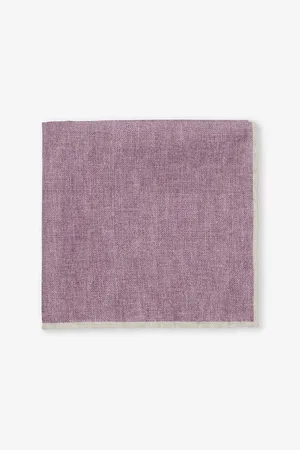 ELEVENTY Mens Rolled-Edge Wool and Cotton-Blend Pocket Square