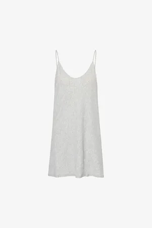 SKIN Womens Sexy Scoop-Neck Cotton Slip Dress