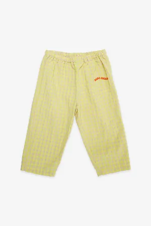 Bobo Choses Gingham-Print Straight-Leg Cotton-Blend Trousers 2-9 Years