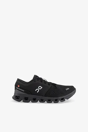 On Running Womens Cloud x 4 Branded Mesh Low-Top Trainers