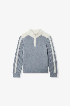 Reiss Carnellis Quarter-Zip Knitted Jumper 3-13 Years