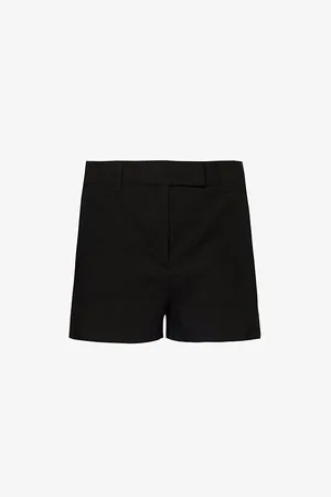 MARELLA Womens Incluse High-Rise Linen-Blend Shorts