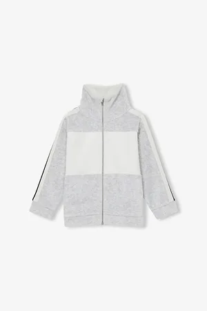 Reiss Chance Zipped Velour Sweatshirt 4-9 Years