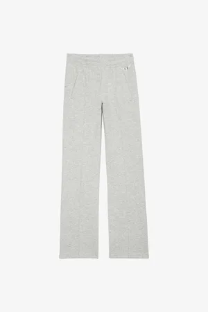 Zadig & Voltaire Womens Branded Elasticated-Waist Cotton-Blend Jogging Bottoms