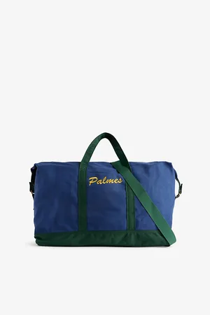 Palmes Mens Brand-Embroidery Cotton Duffle Bag