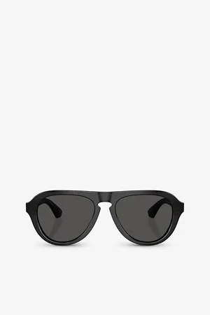 Burberry Womens Be4437U Pilot-Frame Acetate Sunglasses