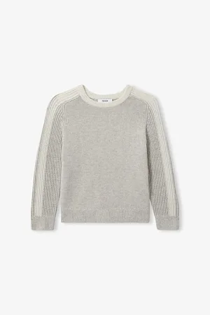 Reiss Amis Ribbed-Sleeve Knitted Jumper 3-9 Years