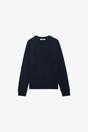 Zadig & Voltaire Womens Logo-Embroidered Long-Sleeve Cotton Sweatshirt