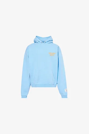 GALLERY DEPT. Mens 90S Logo-Print Cotton-Jersey Hoody