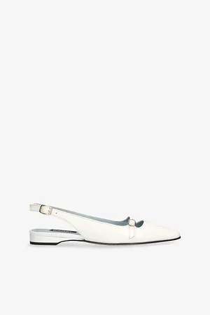Carel Womens Ninon Slingback Leather Ballet Flats