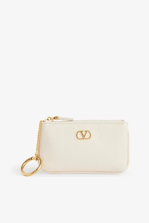 VALENTINO GARAVANI Womens Vlogo Leather Coin Purse