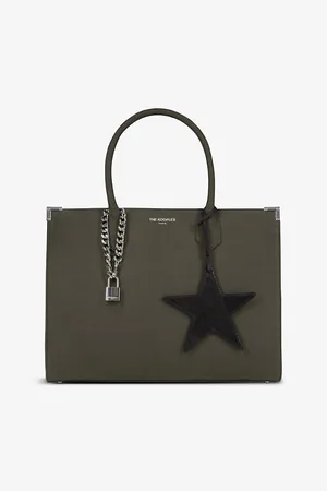 The Kooples Womens Ming Canvas Tote Bag