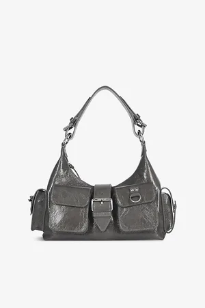 The Kooples Womens Amelia Leather Shoulder Bag
