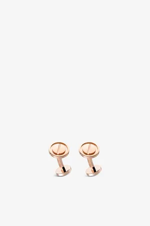 Cartier Mens Love 18ct Rose-Gold Cufflinks