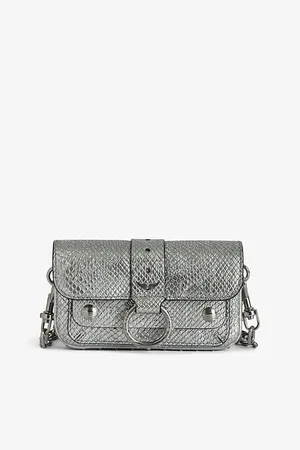 Zadig & Voltaire Womens x Kate Moss Studded Leather Cross-Body Bag