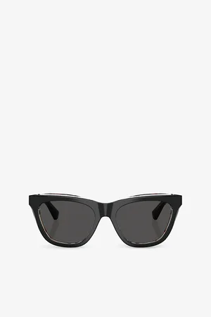 Burberry Womens Be4435 Cat-Eye Acetate Sunglasses