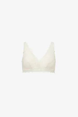 Hanro Womens Anais Plunge Soft-Cup Lace Bra