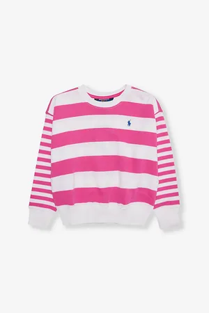 Ralph Lauren Stripe Brand-Embroidery Cotton-Jersey Sweatshirt 3-6 Years