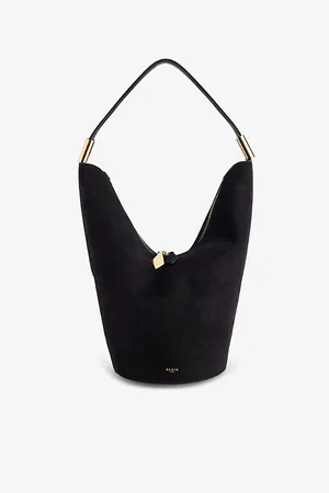 Alaïa Womens Shape Medium Leather Bucket Bag
