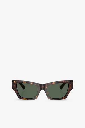 Burberry Womens Be4441U Tortoise Cat-Eye Acetate Sunglasses
