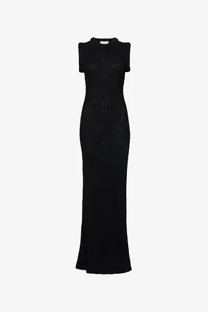 AYA MUSE Womens Obi Sleeveless Knitted Maxi Dress