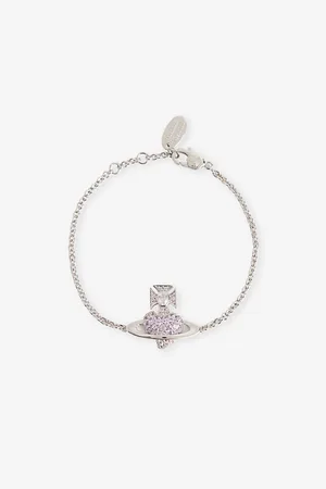 Vivienne Westwood Womens Agnatha Brass and Cubic Zirconia Bracelet