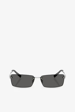 Tiffany & Co. Womens Tf3108B Rectangle-Frame Metal Sunglasses