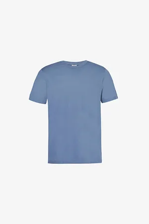 Zimmerli Mens Crew-Neck Relaxed-Fit Cotton T-Shirt
