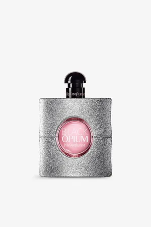 Saint Laurent Womens Black Opium Glitter Eau De Parfum 90ml