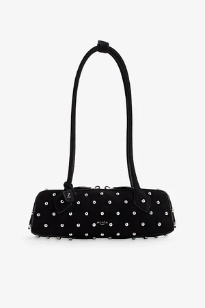 Alaïa Womens Le Teckel Small Leather Shoulder Bag