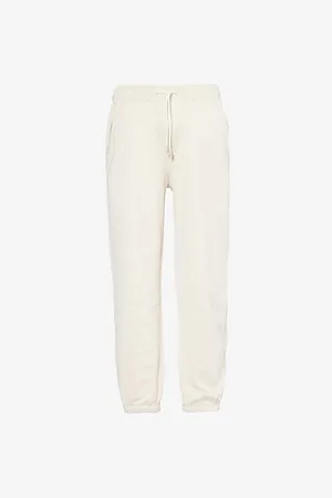 ELEVENTY Mens Zip-And-Slip-Pockets Tapered-Leg Relaxed-Fit Cotton-Blend Jogging Bottoms