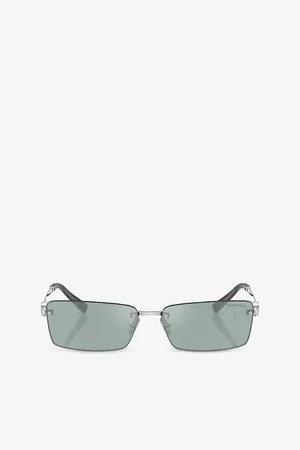 Tiffany & Co. Womens Tf3108B Rectangle-Frame Metal Sunglasses