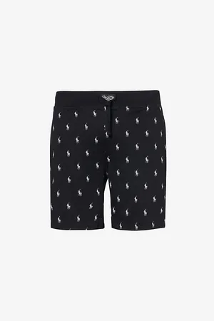 Ralph Lauren Mens Logo-Print Cotton-Jersey Pyjama Shorts