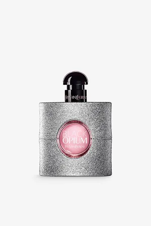 Saint Laurent Womens Black Opium Glitter Eau De Parfum 50ml