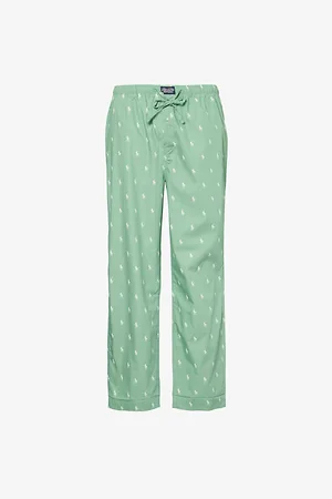 Ralph Lauren Mens Logo-Print Cotton Pyjama Bottoms
