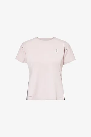 On Running Womens Performance Short-Sleeve Stretch-Woven Top